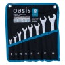 Набор гаечных ключей комбинированных Oasis 8 шт в сумке (матовый хром) 103011505011