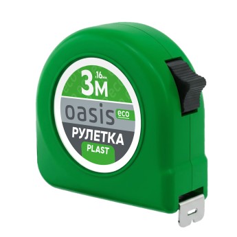 Рулетка Пластик Oasis Eco 3 м 103040300001 Рулетка Пластик Oasis Eco 3 м 103040300001