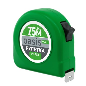 Рулетка Пластик Oasis Eco 7,5 м 103040300003 Рулетка Пластик Oasis Eco 7,5 м 103040300003
